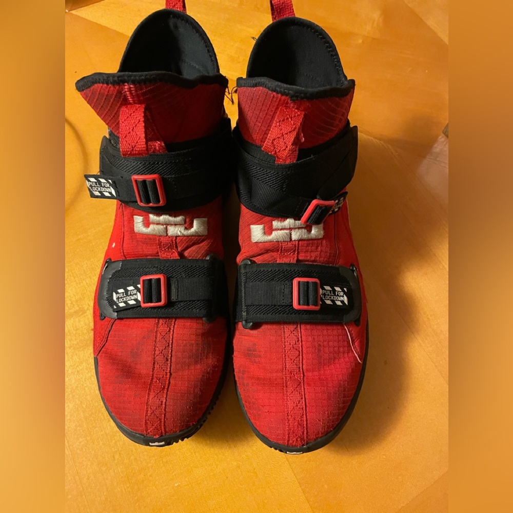Red Nike Lockdown Shoes